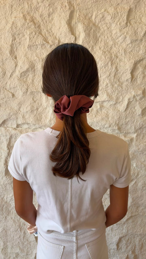 classic satin scrunchies bundle of 3