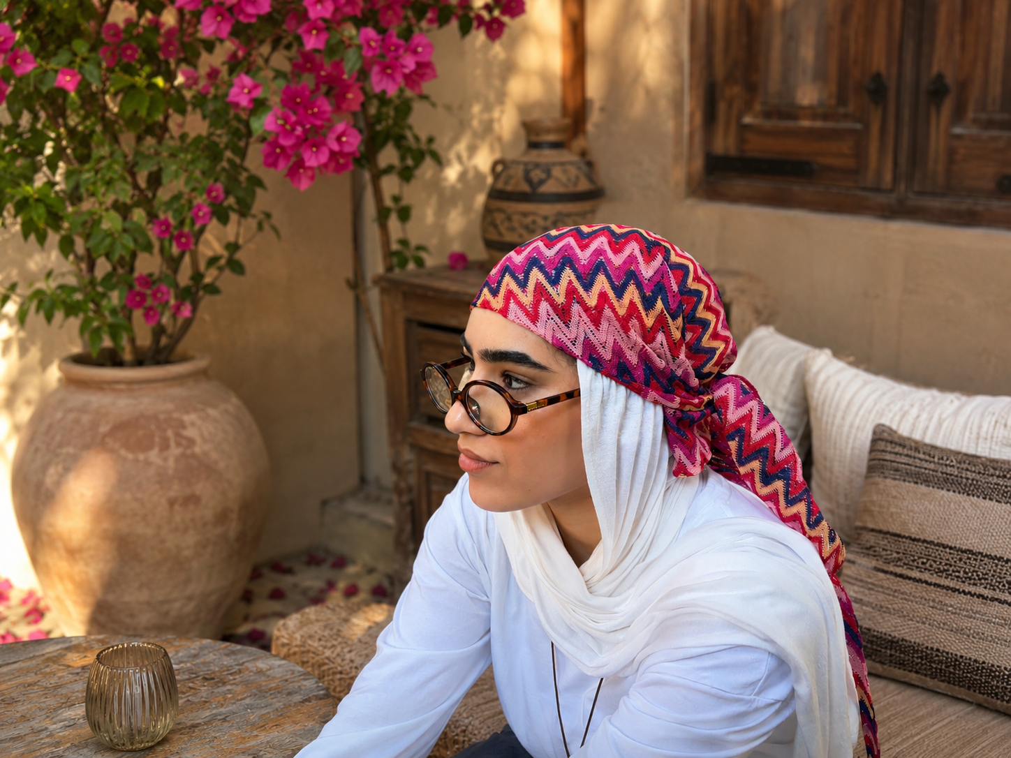 Marakesch sunset Headtie