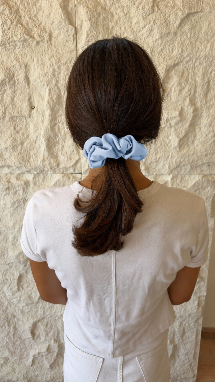 classic satin scrunchies bundle of 3